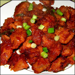 "Chicken Manchurian (DRY ITEMS) - 1 Plate (NON-VEG) - Click here to View more details about this Product